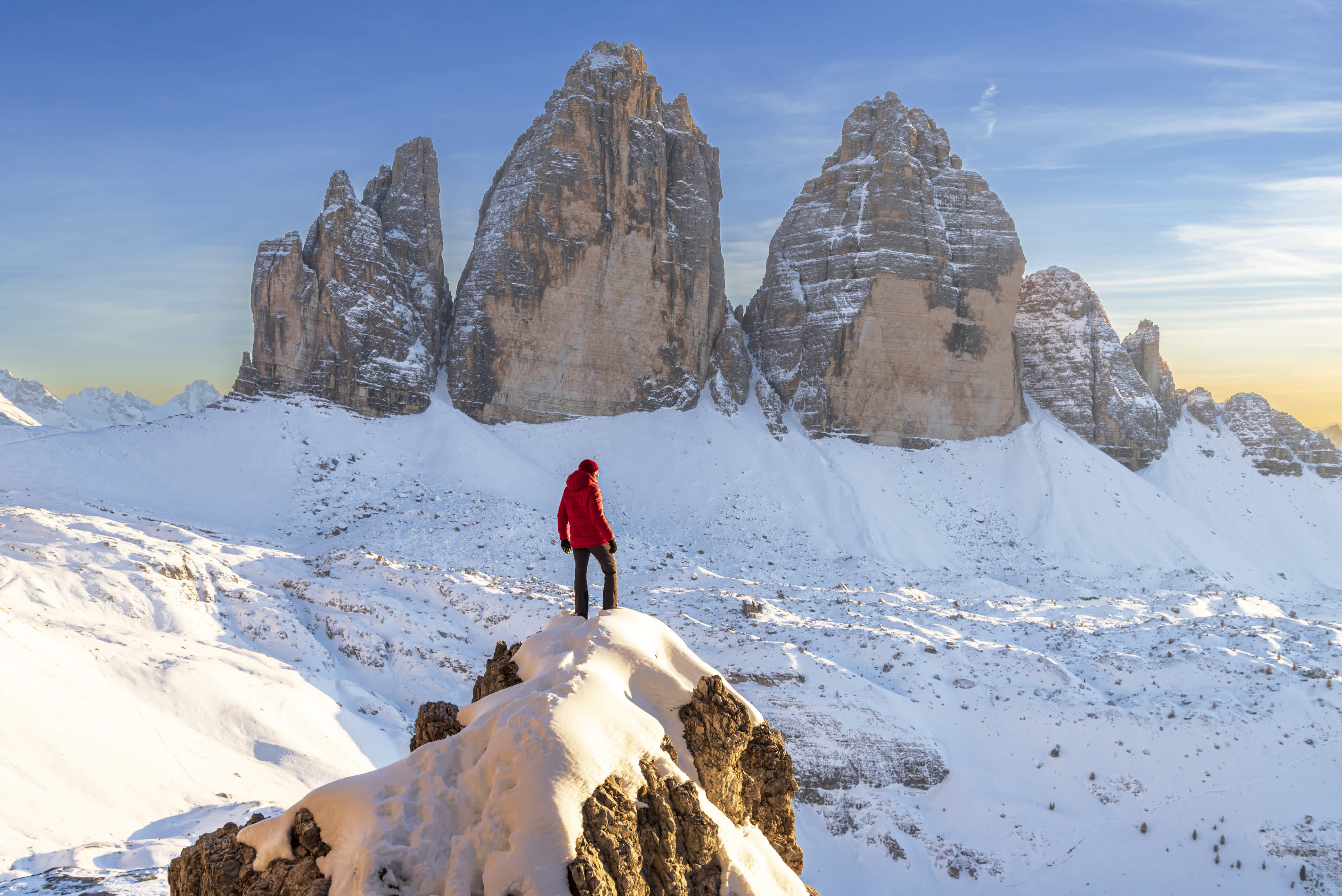Italian Dolomites in winter